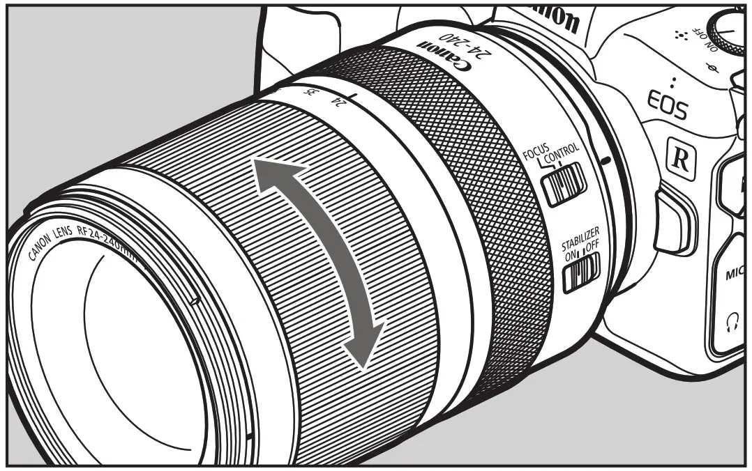 Canon RF 24-240mm F4-6.3 IS USM Lens -Canon RF 24-240mm F4-6.3 IS USM Lens- Zooming