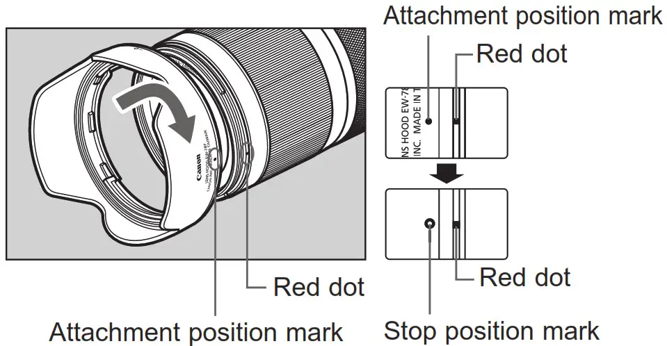 Canon RF 24-240mm F4-6.3 IS USM Lens -Hood