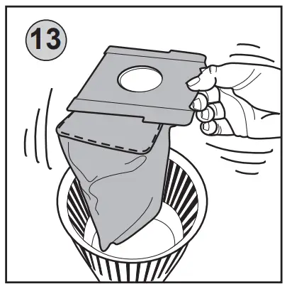 Dust filter cleaning