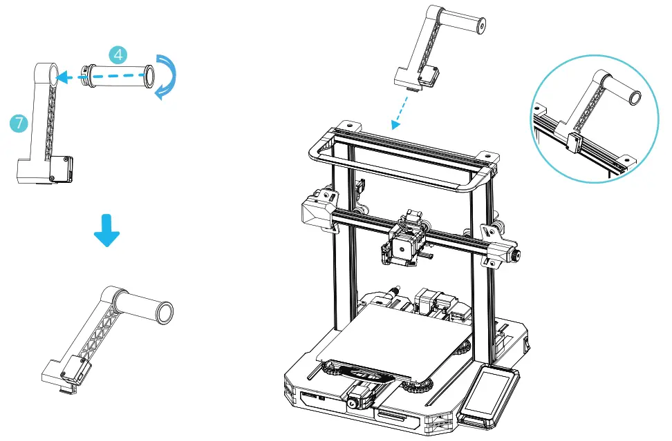 B09TGWW6T6 Ender-3 S1 Pro 3D Printer - FIG 9