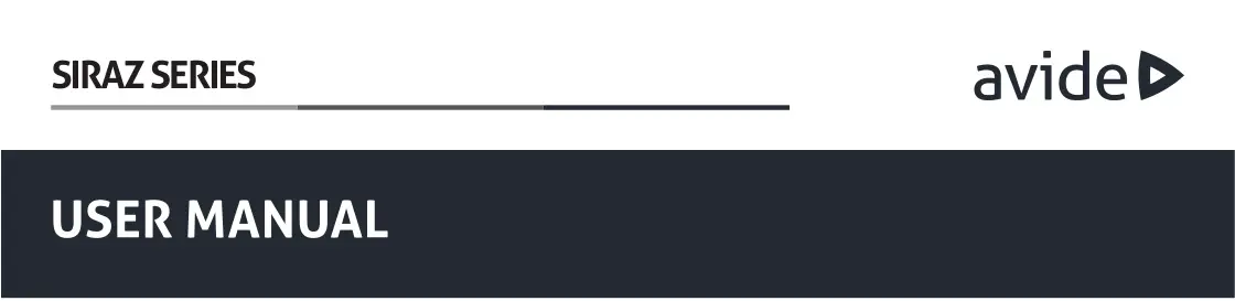 avide 15.001.0645 Outdoor Wall Lamp Siraz LED 12W User Manual