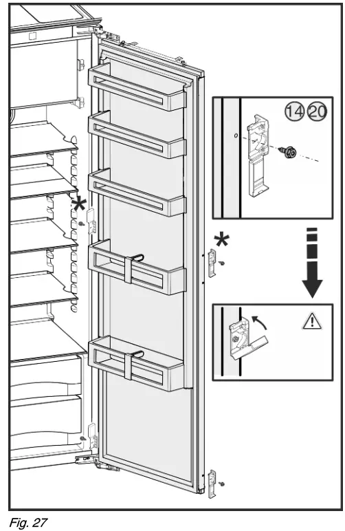 LIEBHERR HRB 1120 24-Inch Refrigerator Column - Fig. 27