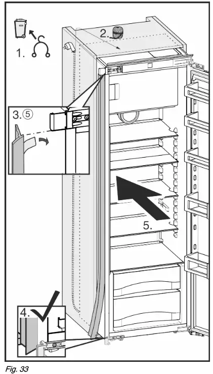 LIEBHERR HRB 1120 24-Inch Refrigerator Column - Fig. 33