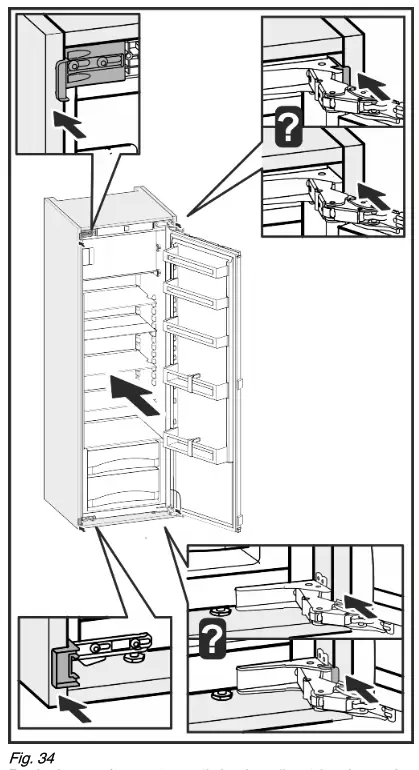 LIEBHERR HRB 1120 24-Inch Refrigerator Column - Fig. 34
