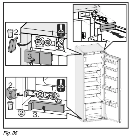 LIEBHERR HRB 1120 24-Inch Refrigerator Column - Fig. 38
