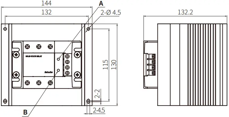 SINOTIMER ATO SSR TH120AA 2 or 3 Phase SSR Solid State Relay - Fig 2