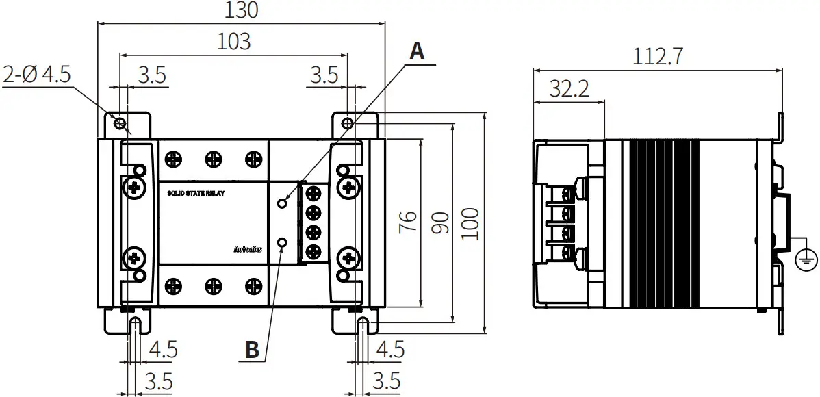 SINOTIMER ATO SSR TH120AA 2 or 3 Phase SSR Solid State Relay - Fig 7