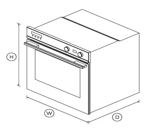 FISHER PAYKEL OB60SD9PB1 Microwave Oven fig 1