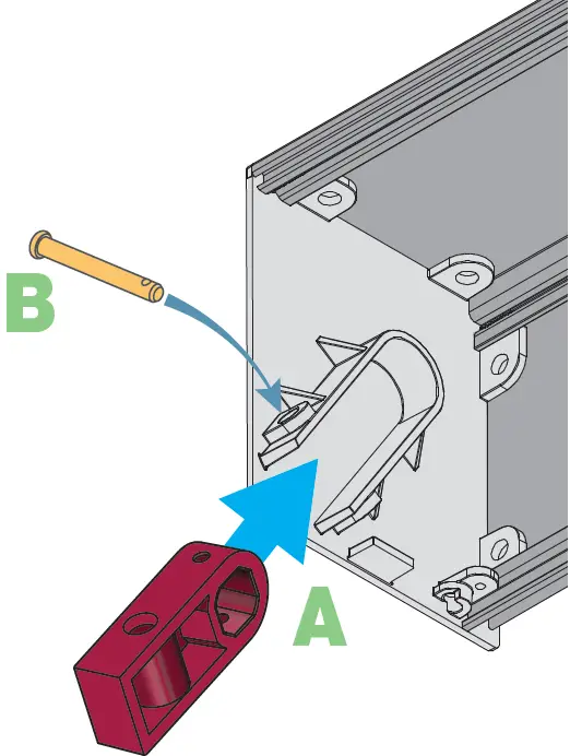 DRAPER EXT FLEX CRN Exterior Outdoor Crank 34