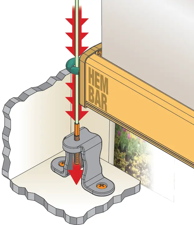 DRAPER EXT FLEX CRN Exterior Outdoor Crank 35