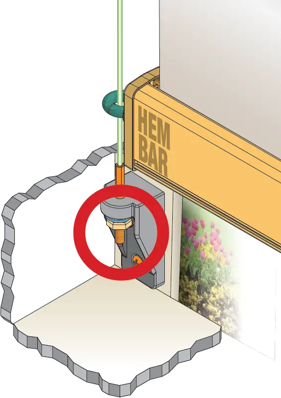 DRAPER EXT FLEX CRN Exterior Outdoor Crank 35