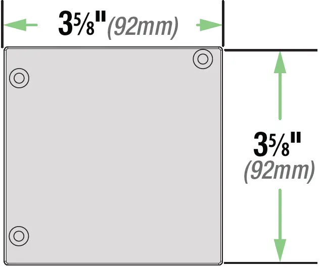 DRAPER EXT FLEX CRN Exterior Outdoor Crank 40