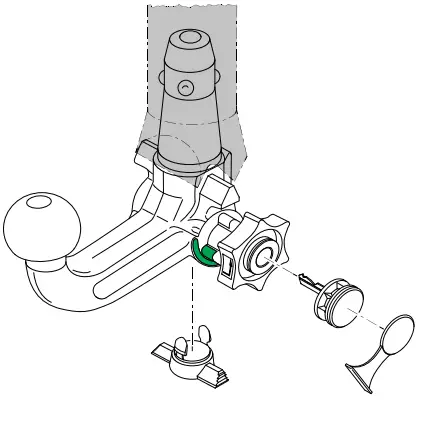 HYUNDAI N7281ADE00 Vertical Demountable Trailer Hitch-fig1