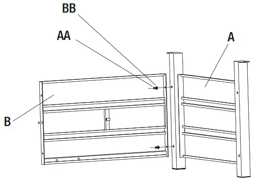 HOME DECORATORS COLLECTION 2364FP Summerfield 39 5 Inch Square Steel LP Gas Fire Pit - Assembly 3