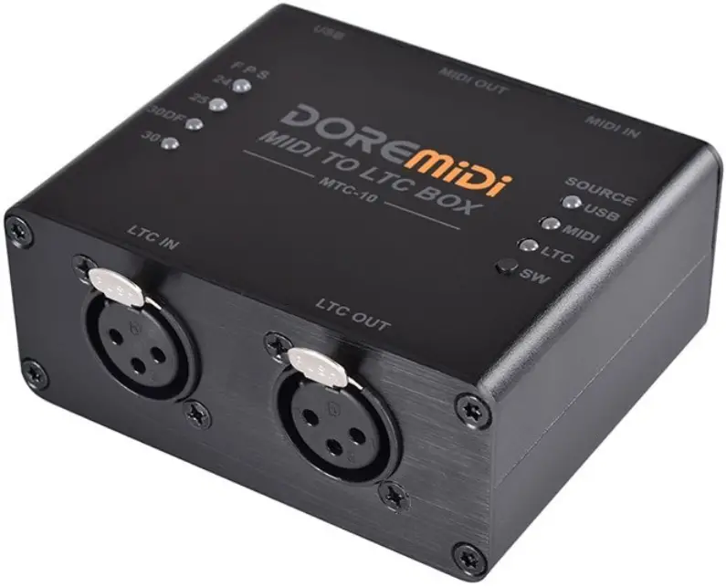 DOREMiDi MTC-10 Midi Time Code And Smpte Ltc Time Code Conversion Device