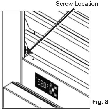 Traulsen RHT332NPUT-FHG Stainless Steel Three Section Glass Door Narrow Pass-Through Refrigerator-9