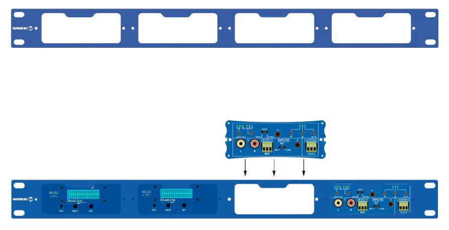 WORK PRO PBA 60H 1000V Amplifier - integrate