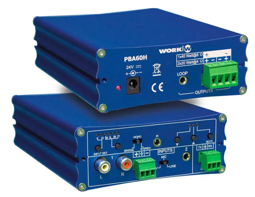 WORK PRO PBA 60H 1000V Amplifier