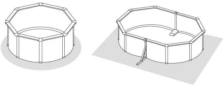 Bestway 56385E Hydrium 15 Feet x 48 Inch Round Steel Wall Above Ground Pool Set Owner's Manual - Before setting up your pool ensure your selected location