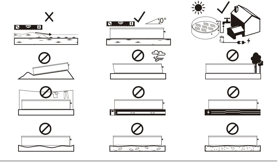Bestway 56385E Hydrium 15 Feet x 48 Inch Round Steel Wall Above Ground Pool Set Owner's Manual - How to use