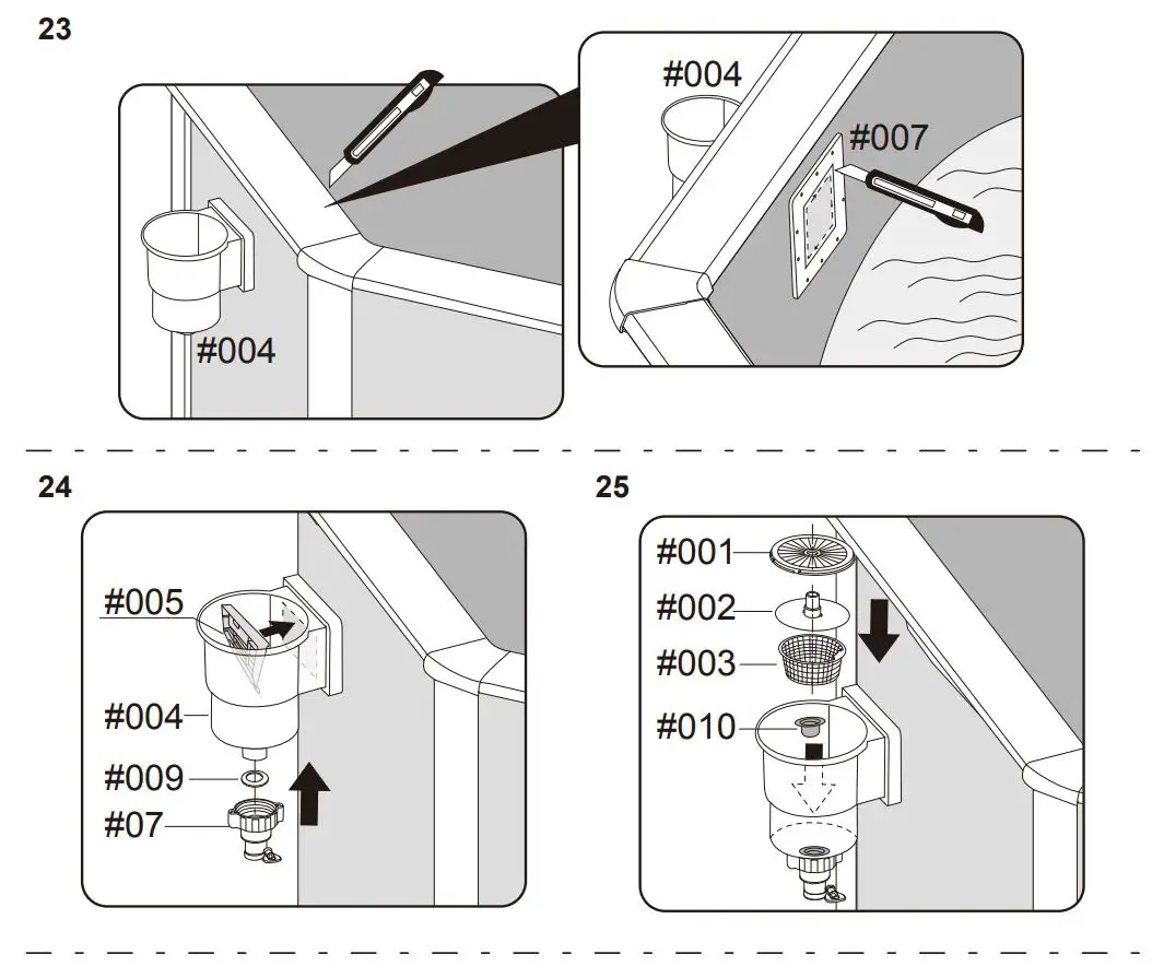 Bestway 56385E Hydrium 15 Feet x 48 Inch Round Steel Wall Above Ground Pool Set Owner's Manual - How to use