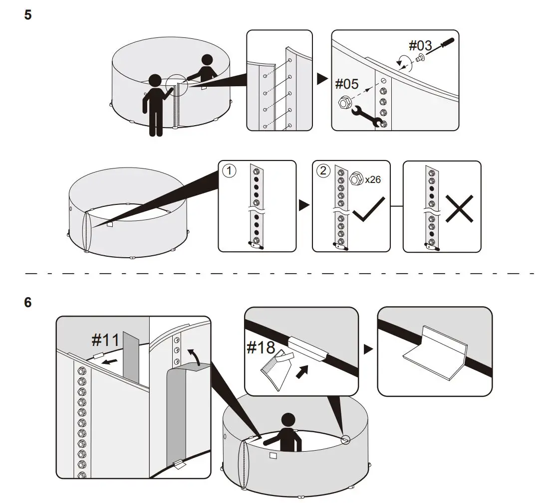 Bestway 56385E Hydrium 15 Feet x 48 Inch Round Steel Wall Above Ground Pool Set Owner's Manual - How to use