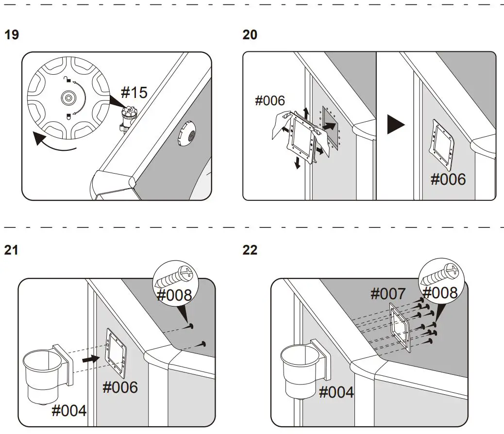 Bestway 56385E Hydrium 15 Feet x 48 Inch Round Steel Wall Above Ground Pool Set Owner's Manual - How to use
