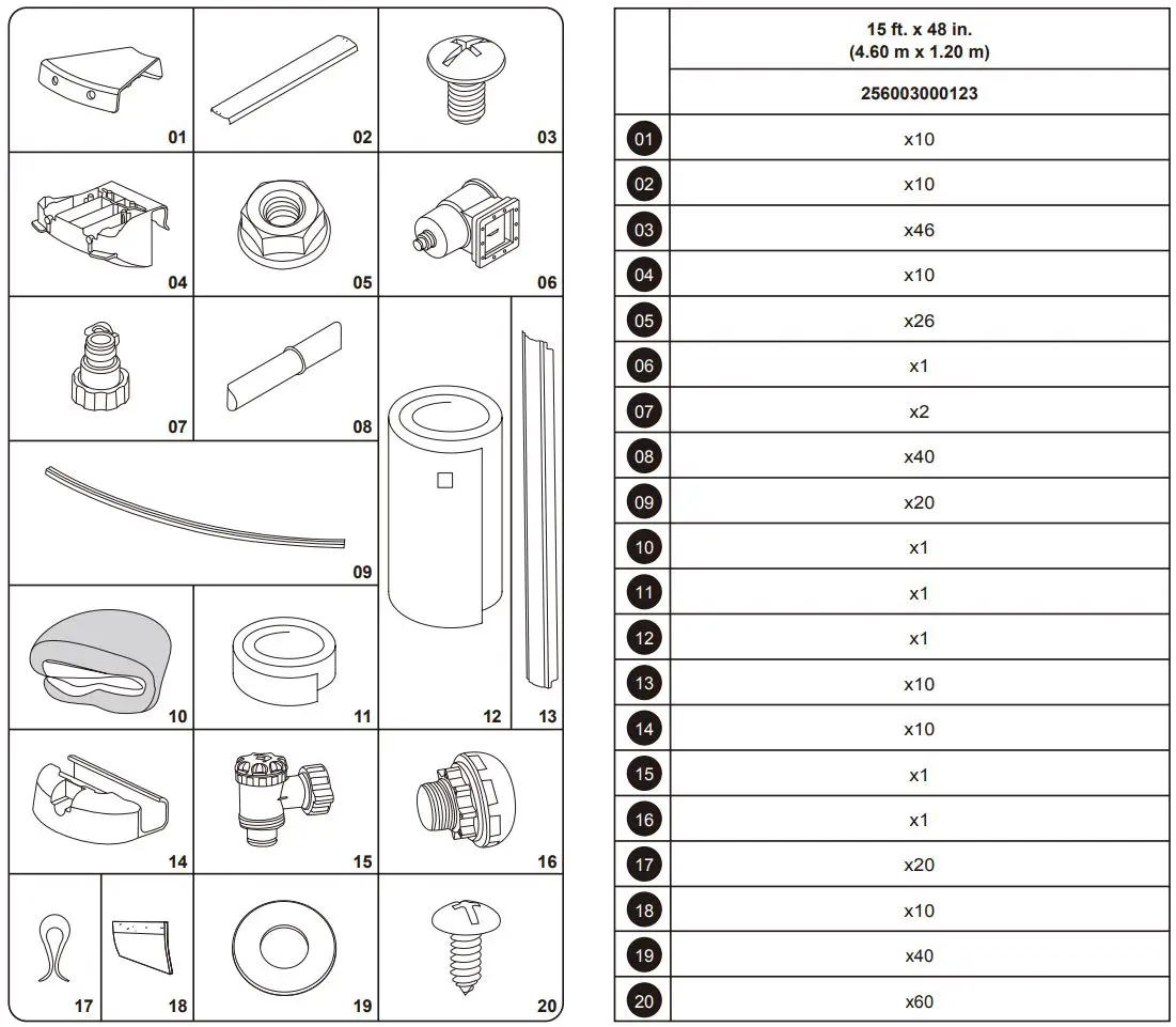 Bestway 56385E Hydrium 15 Feet x 48 Inch Round Steel Wall Above Ground Pool Set Owner's Manual - If you want to dismantle the pool in winter