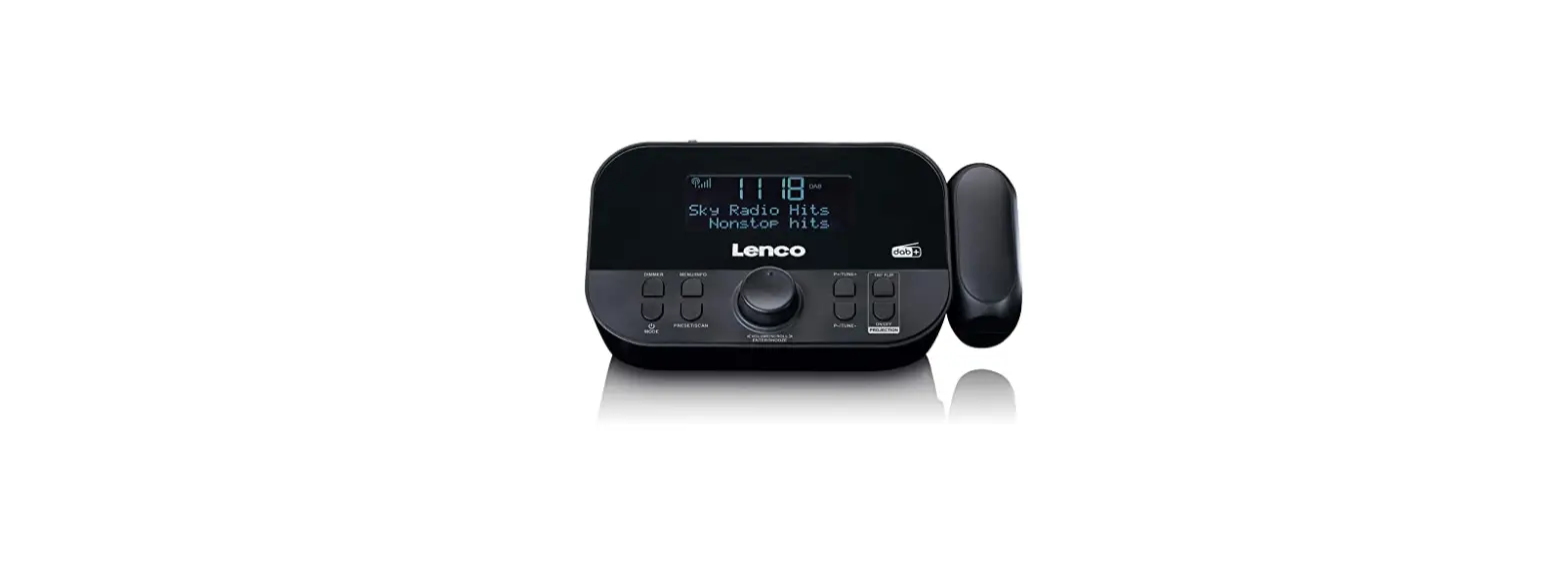 Lenco Cr-615 Dab+-fm Clock Radio With Time Projection User Manual