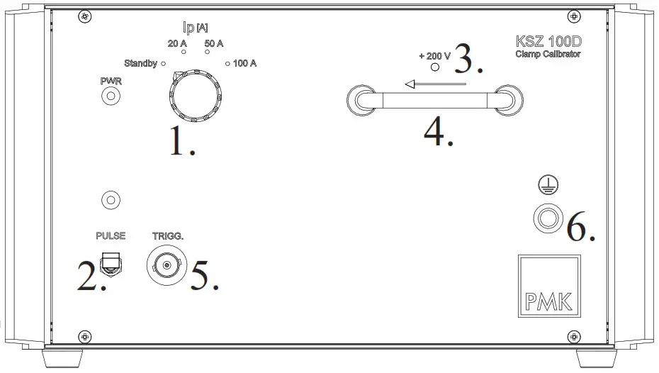 PMK KSZ100 D Current Probes Calibration Generator - User Interface 1
