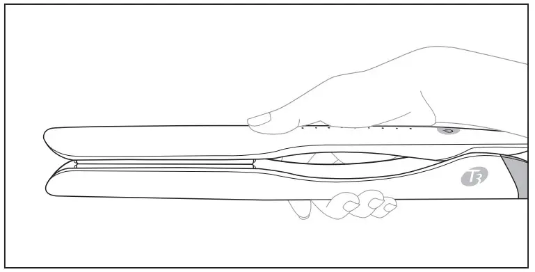 T3 LUCEA 1Inch Professional Straightening and Styling Iron - CORRECT