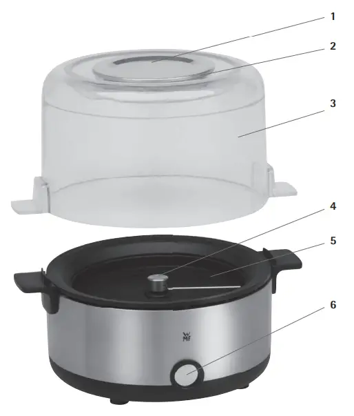 WMF 3200001082 KITCHENminis Popcorn Maker - Fig