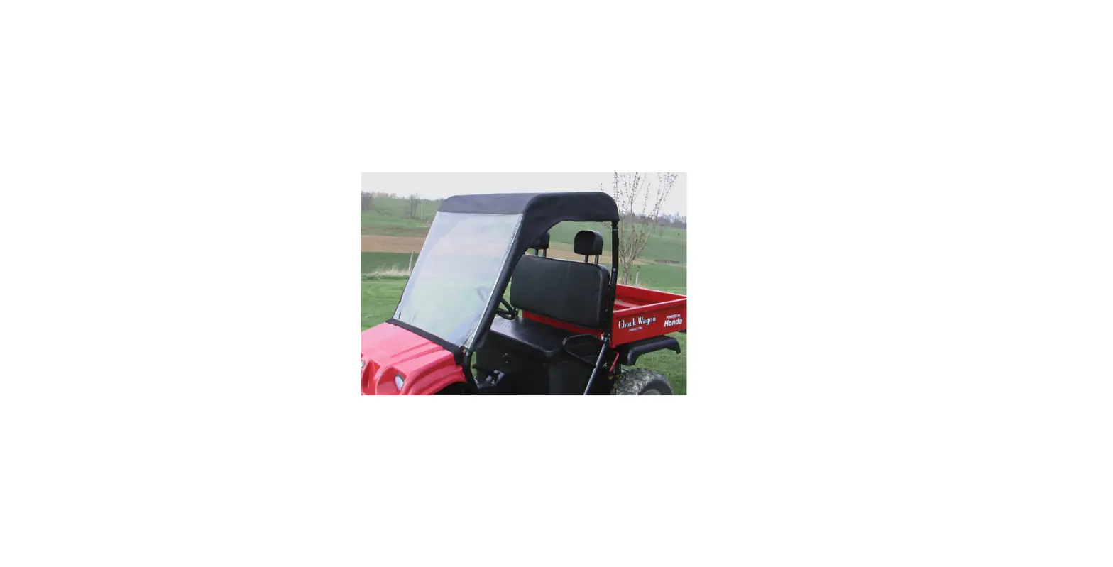 Falcon Ridge As-wagon-wtc01 American Sportworks Chuck Trail Wagon Windshield Top Combo Instruction Manual