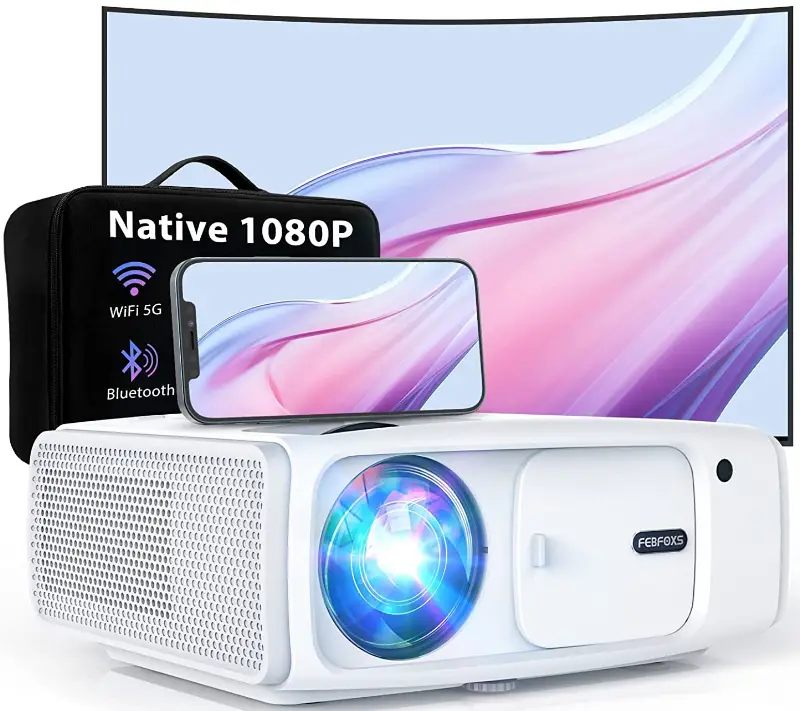Febfoxs-JQ450-Portable-Projector