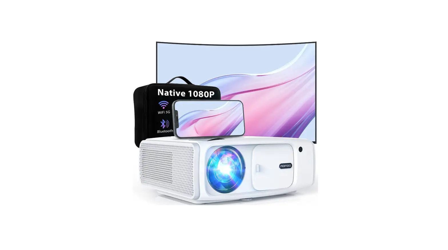 Febfoxs ‎jq450 Portable Wifi And Bluetooth Projector Instruction Guide