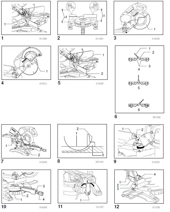 makita LS1018, LS1018L Slide Compound Miter Saw 1