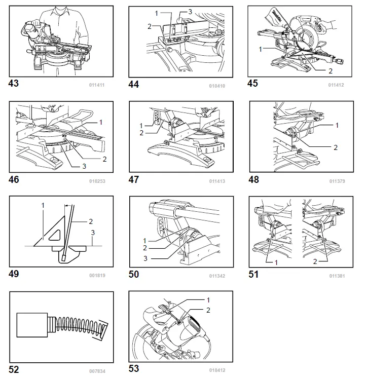 makita LS1018, LS1018L Slide Compound Miter Saw 4