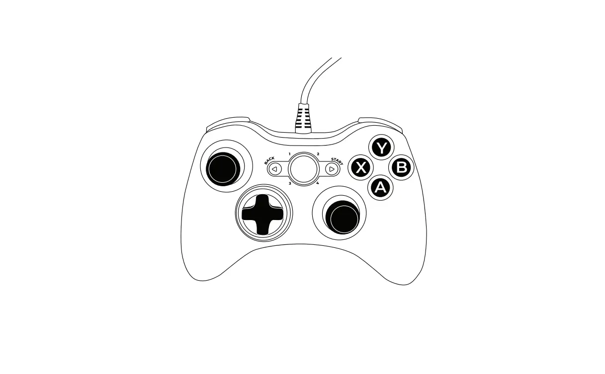 Laser Pco-agamec-bk Wired Pc Gaming Controller User Manual