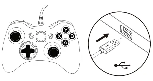 LASER-PCO-AGAMEC-BK-Wired-PC-Gaming-Controller-FIG-2
