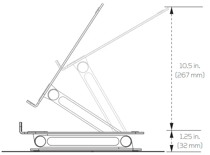 GABOR LTS 30 Laptop Flex Stand Photo Video - fig1