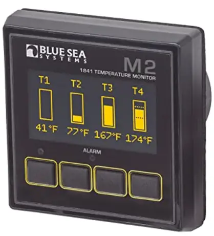 BLUE SEA 1841 M2 OLED Temperature Monitor