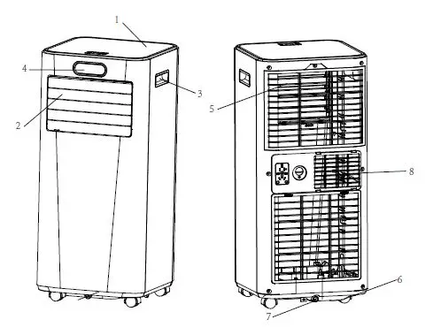 AirOrig-A010L-Series-Portable-Air-Conditioner-FIG-1
