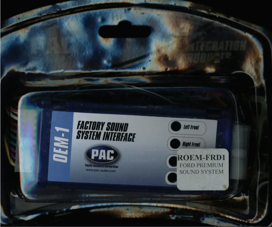 PAC OEM-1 Interface Retains Factory Amp - Figure 3