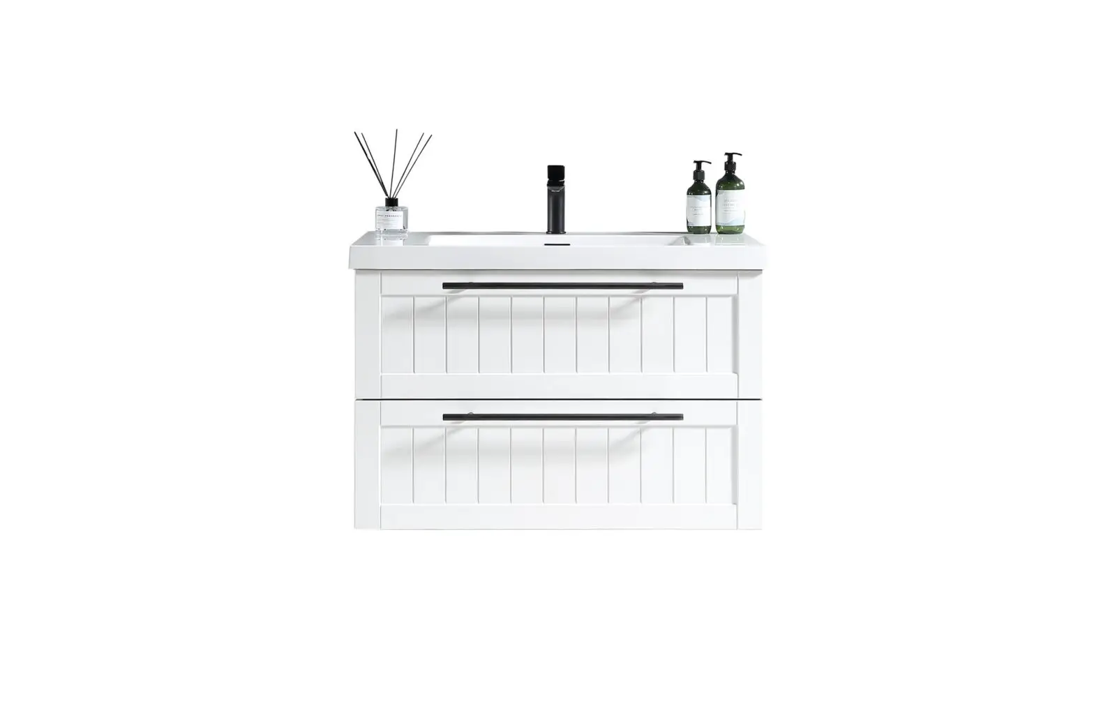 Vogue 908138 900mm Milani Wall Vanity With Omega Top Installation Guide