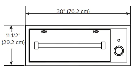 LYNX Warming Drawer - FRONT VIEW