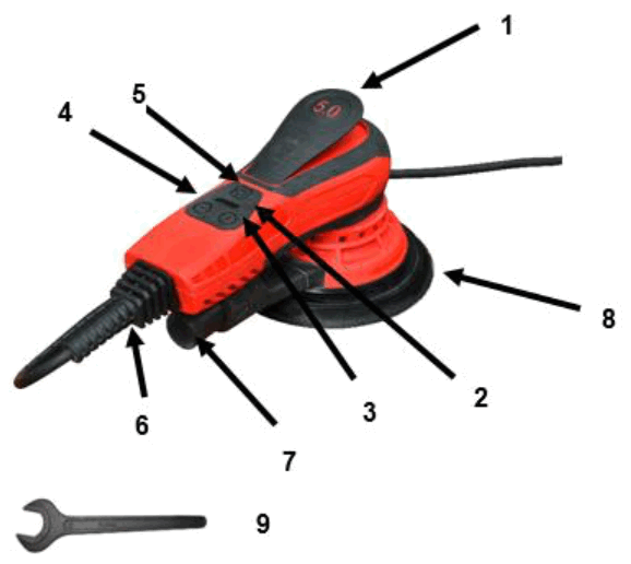 TECMIX TMX EXS 350 150mm Brushless Electric Orbital - 1