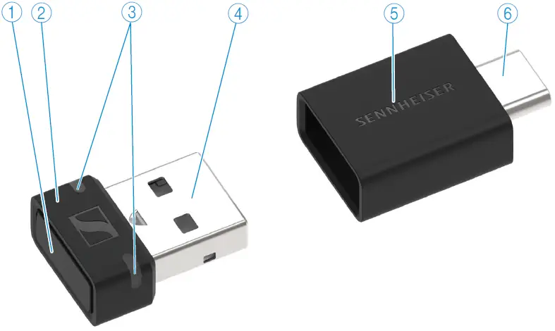 SENNHEISER BTD 600 Bluetooth USB Adapter 02