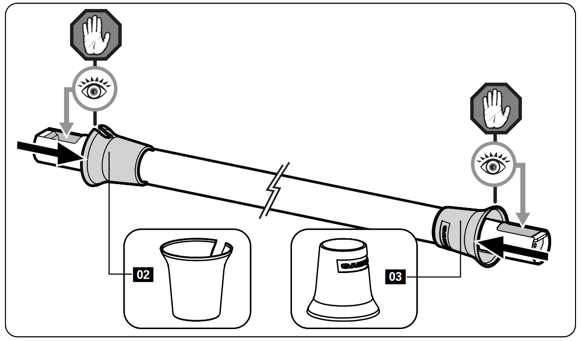 SANUS WSS21 WSS22 Speaker Stand - Slide Collars