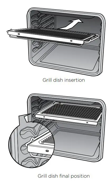 Westinghouse WLE524WC 54″ Electric Freestanding Cooker User Guide - Grill in oven