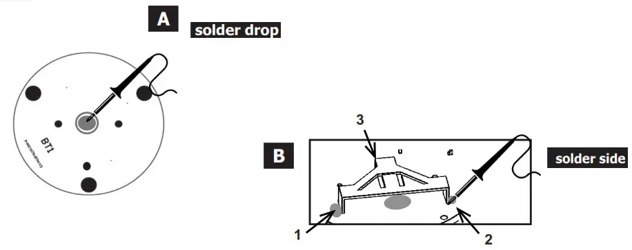 velleman HWSL220 Electronic Candle Soldering Kit - BATTERY HOLDER